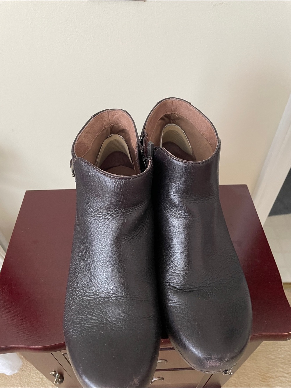 Brown Dansko booties, size 39